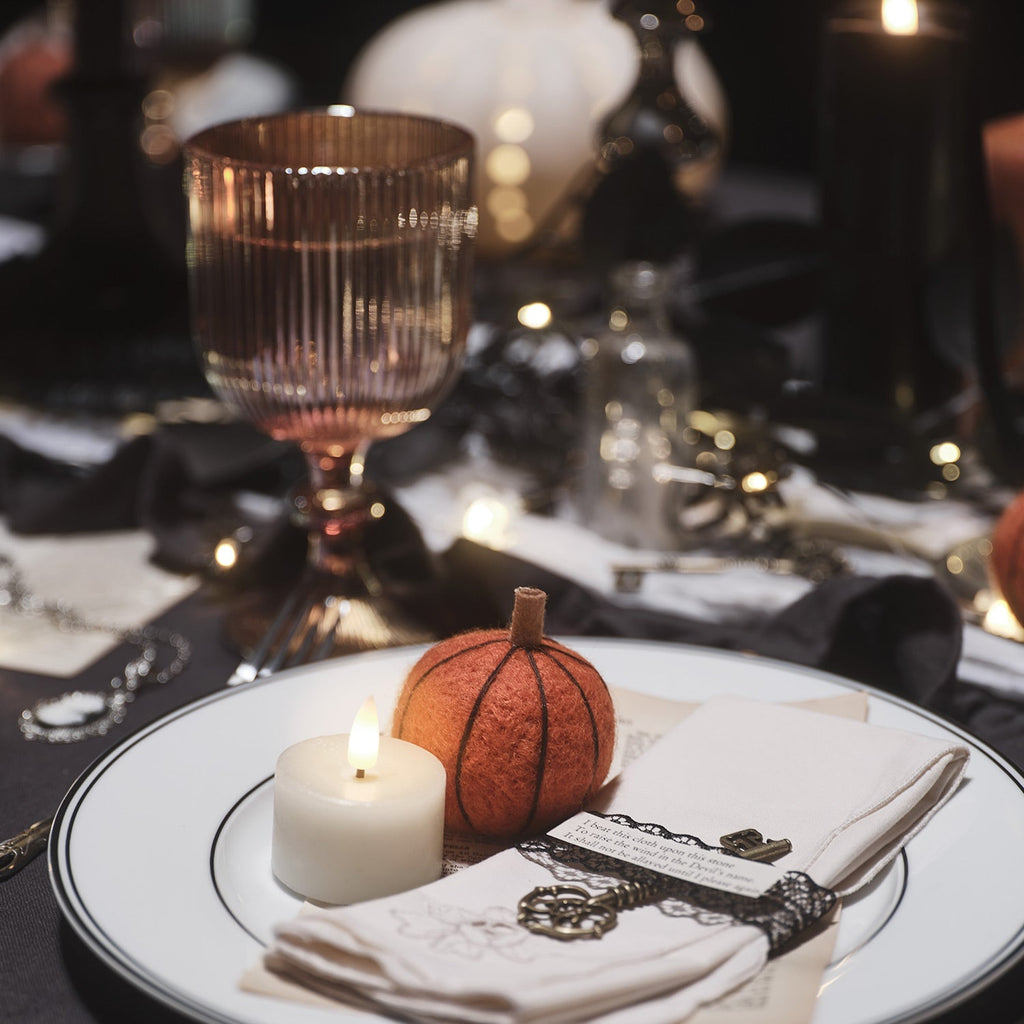 LED Flameless Wax Votive Candle Set with Realistic Glow
