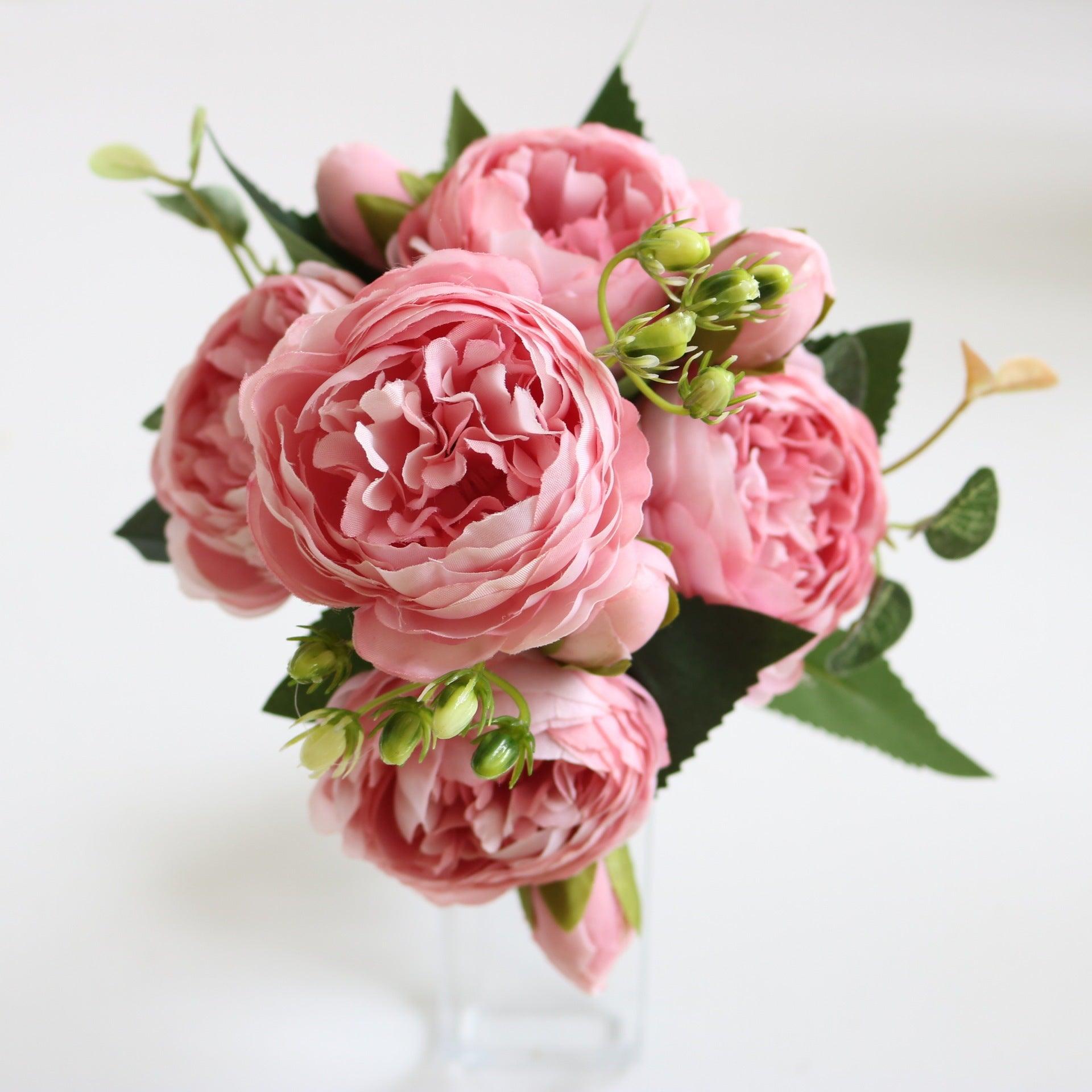 Artificial Peony Flower Bouquet