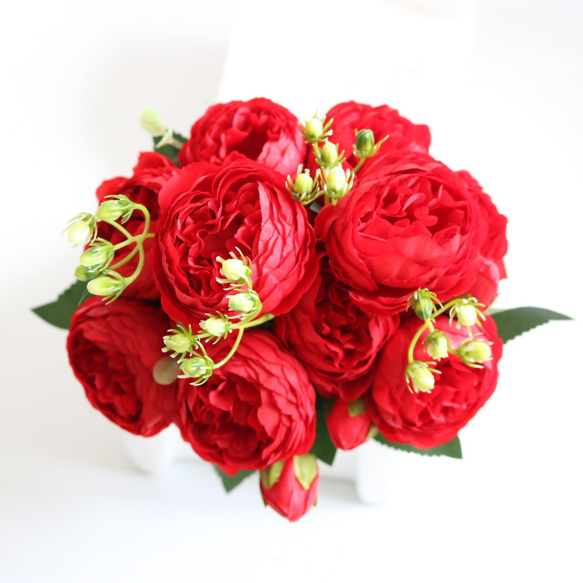 Artificial Peony Flower Bouquet