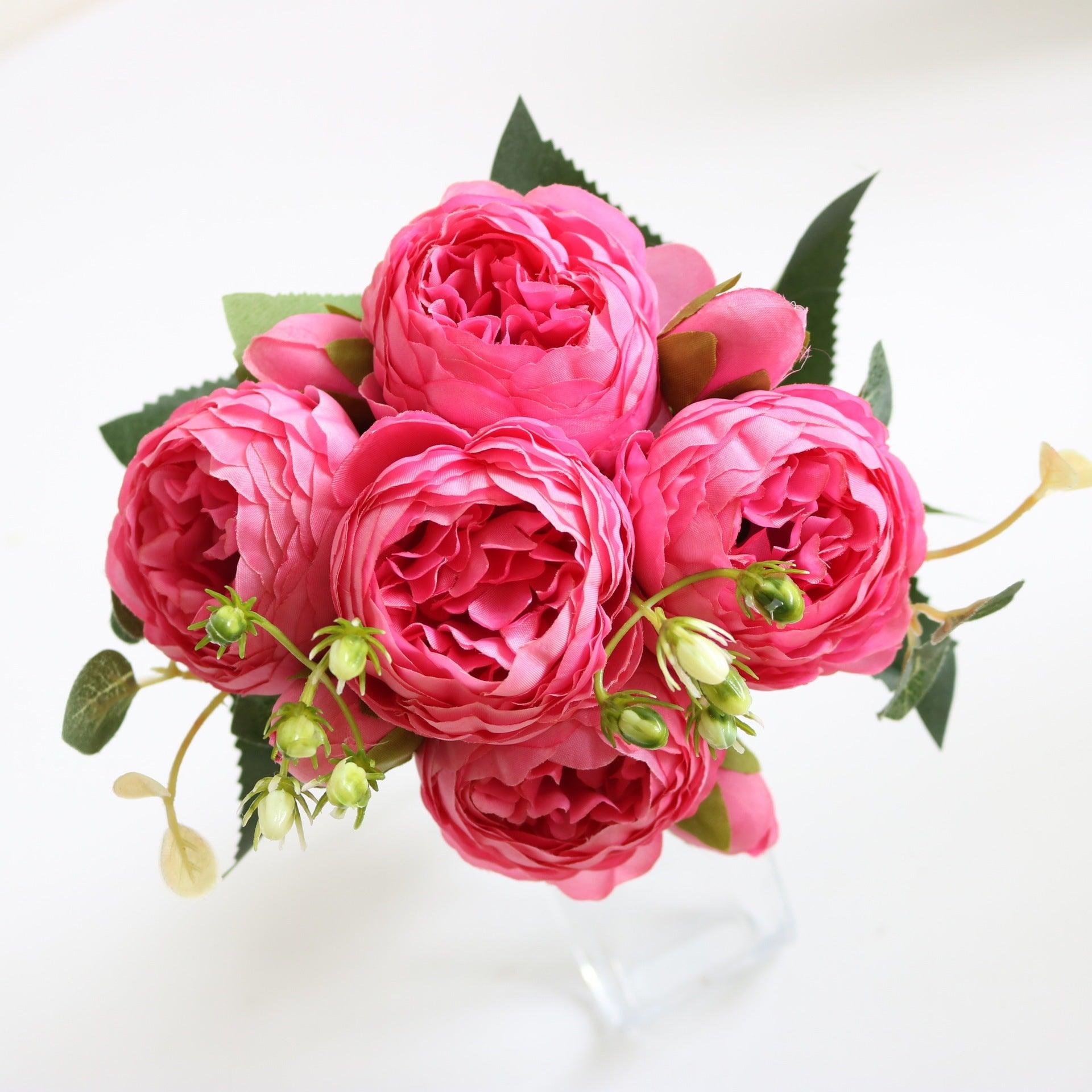 Artificial Peony Flower Bouquet