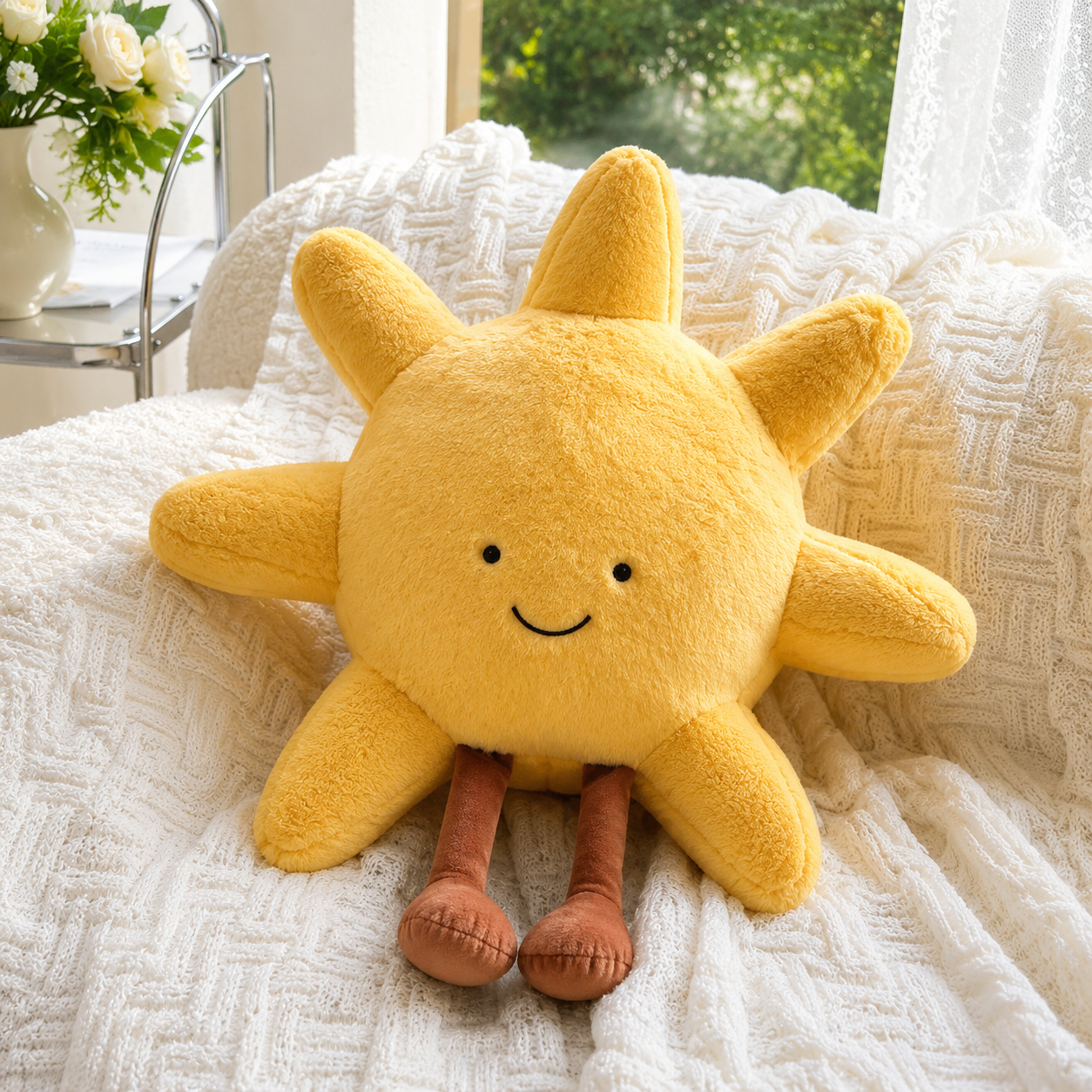 Sun and Moon Decorative Pillow