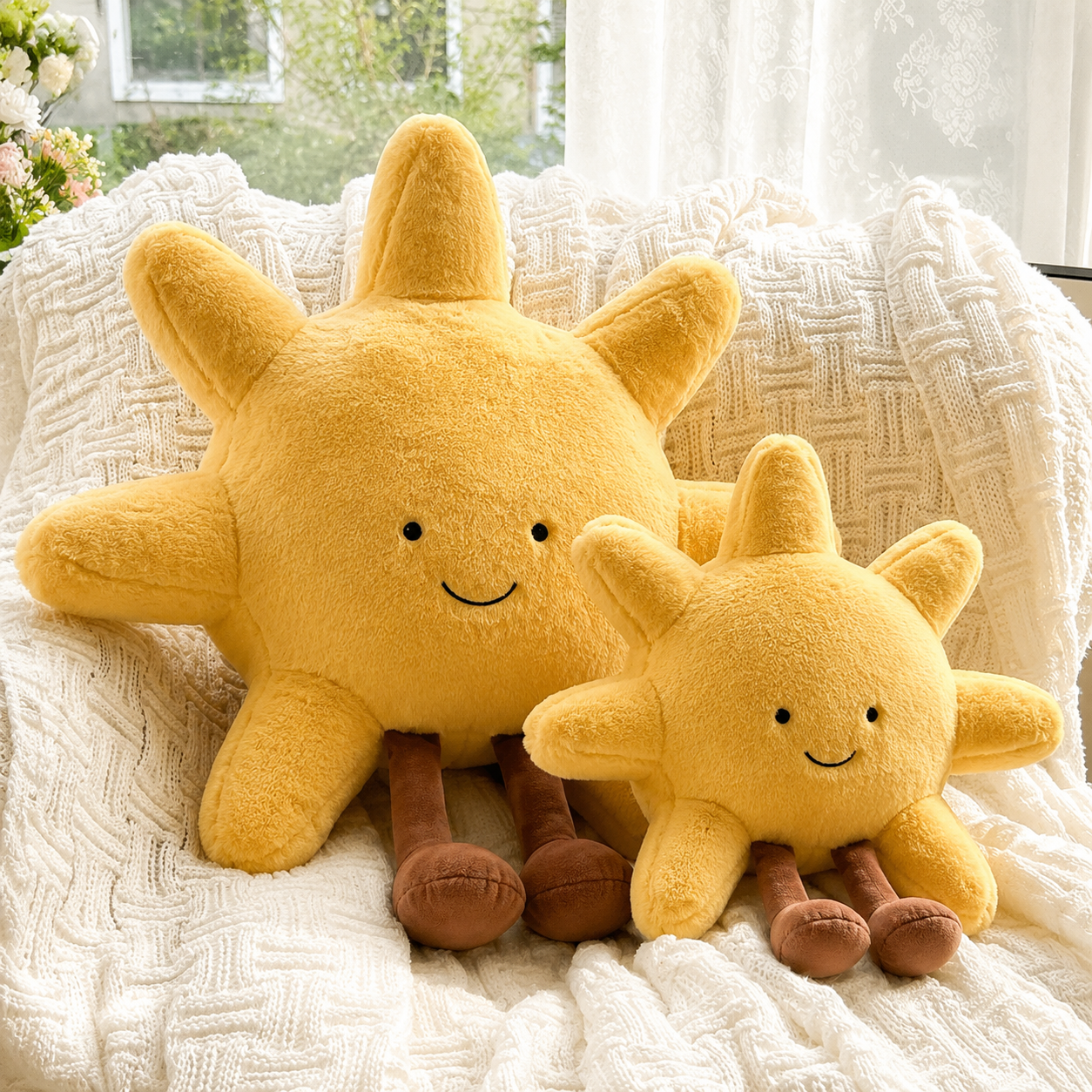 Sun and Moon Decorative Pillow
