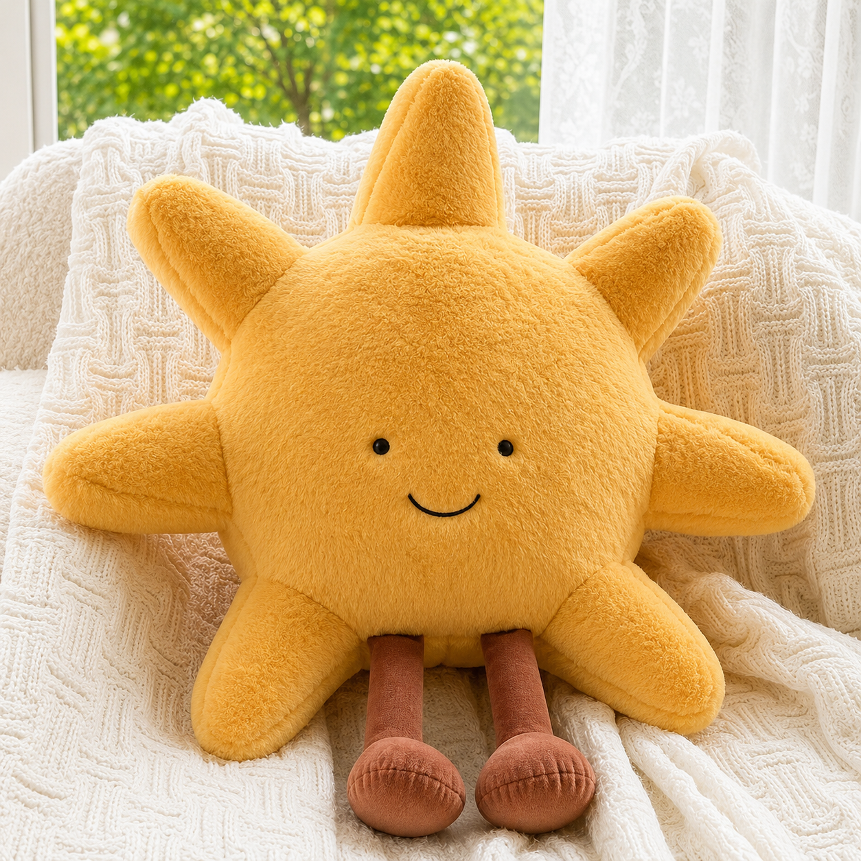 Sun and Moon Decorative Pillow