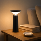 Modern LED Table Lamp with Swivel Head Warm Ambient Lighting