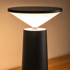 Modern LED Table Lamp with Swivel Head Warm Ambient Lighting
