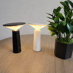 Modern LED Table Lamp with Swivel Head Warm Ambient Lighting