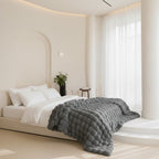 Luxury Cloud-Soft Winter Throw Blanket with Textured Finish