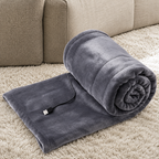 USB Electric Heated Throw Blanket with Adjustable Heat Settings