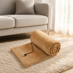 USB Electric Heated Throw Blanket with Adjustable Heat Settings