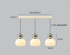 Nordic Pumpkin Pendant Light with Adjustable LED Ceiling Glow