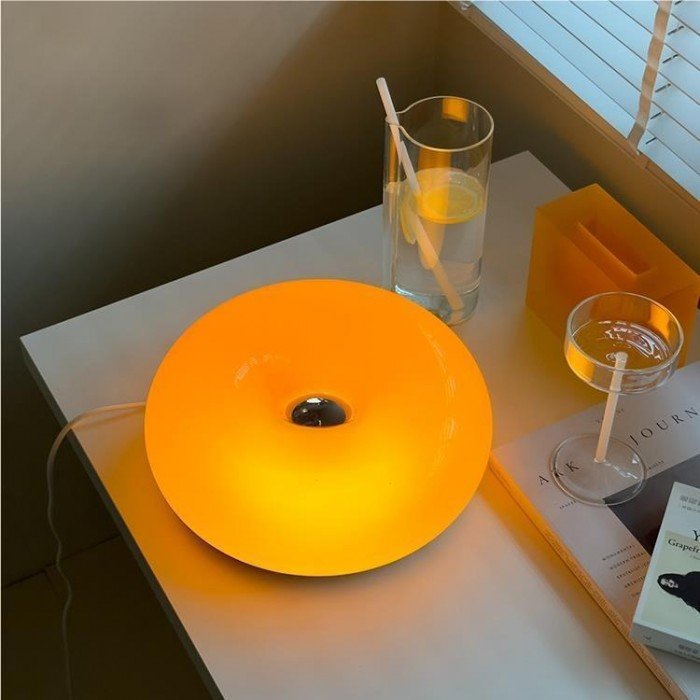 Bauhaus Donut LED Table and Wall Lamp
