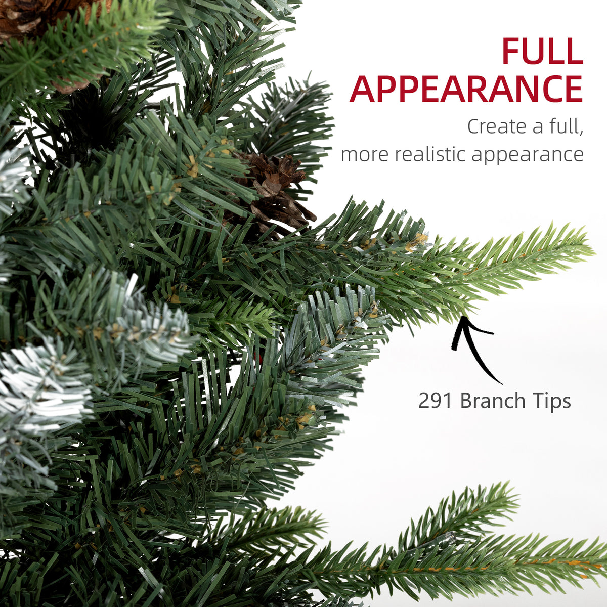 Set of 2 3ft Pre-Lit Tabletop Christmas Trees with LED Lights