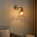 Flower Glass LED Wall Light Modern Interior Lighting