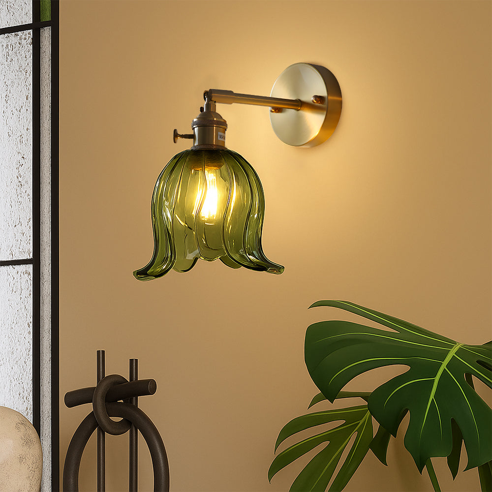 Flower Glass LED Wall Light Modern Interior Lighting