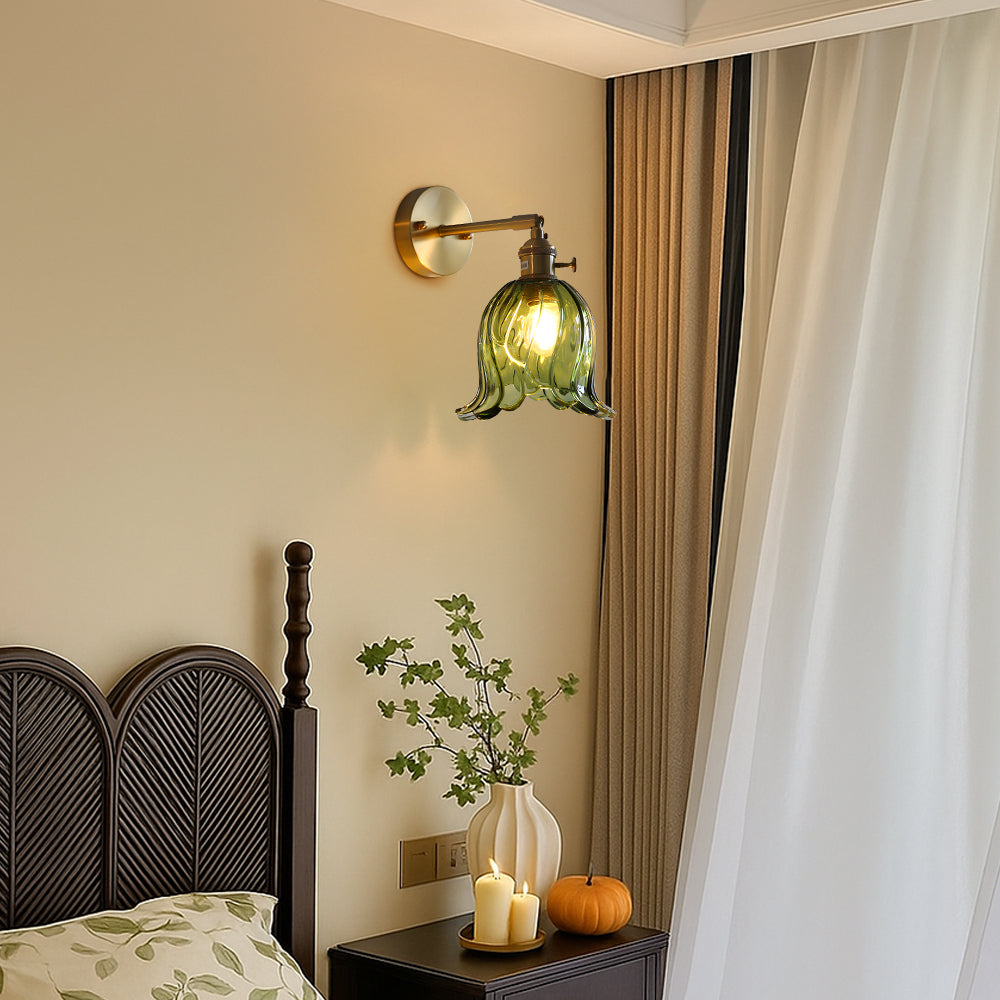 Flower Glass LED Wall Light Modern Interior Lighting