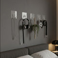 Heavy-Duty Transparent Adhesive Wall Hooks