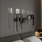 Heavy-Duty Transparent Adhesive Wall Hooks