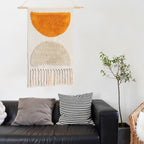 Geometric Tufted Wall Tapestry