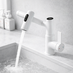 Modern Matte Bathroom Mixer Tap with LED Temperature Display Modern Bathroom Decor